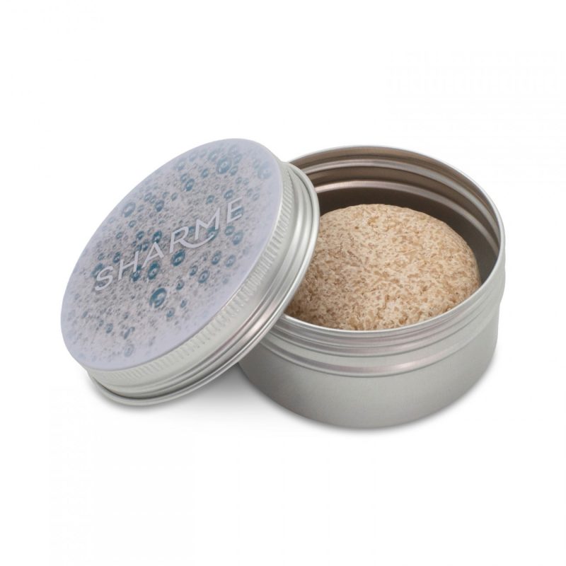 Контейнер для твердого шампуня SHARME, серебряный